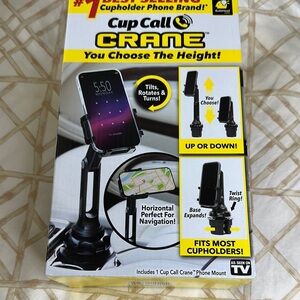 Crane Adjustable Phone Mount - Black